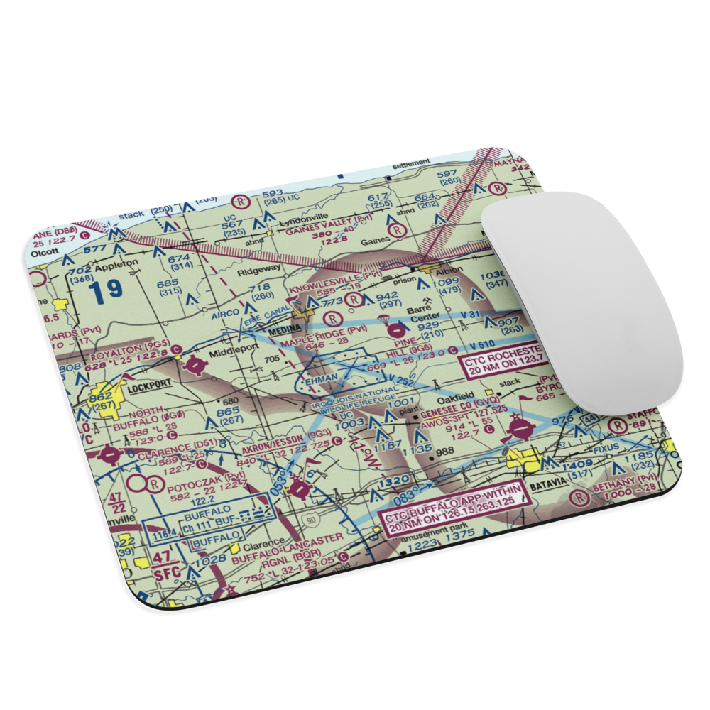 Zelazny Airport (88NY) VFR Sectional Mouse Pad 