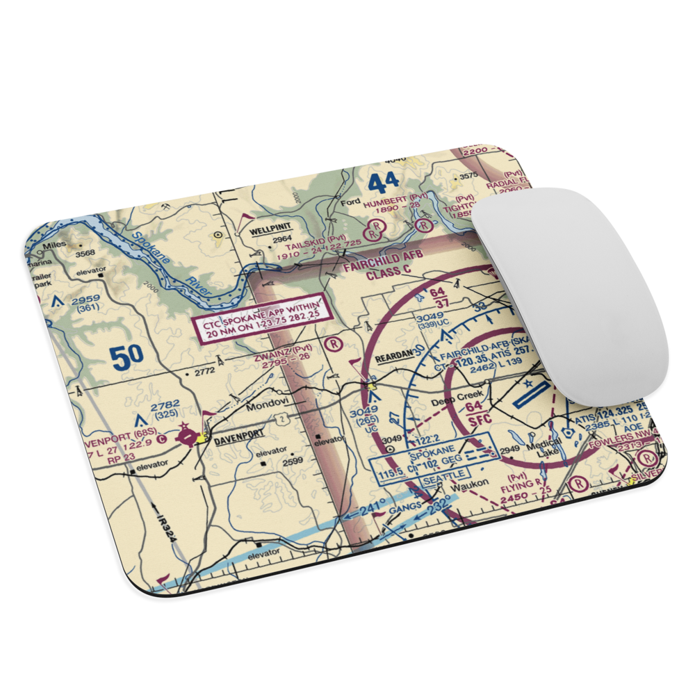 Zwainz Farms Airport (WA08) VFR Sectional Mouse Pad 