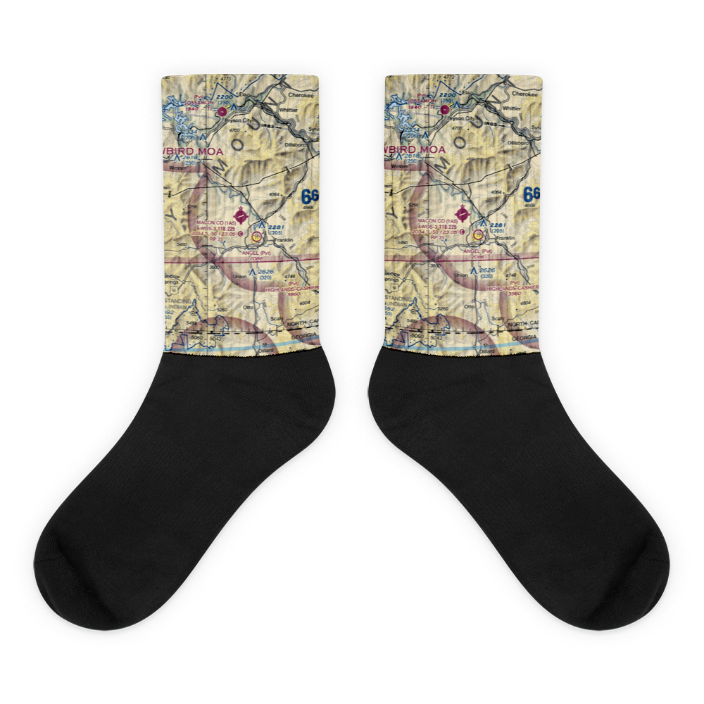 Macon County Airport (1A5) VFR Sectional Socks 