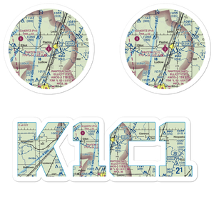Paxton Airport (1C1) VFR Sectional Sticker Pack
