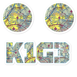 Kent State University Airport (1G3) VFR Sectional Sticker Pack