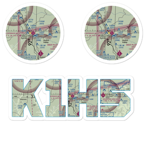 Willow Springs Memorial Airport (1H5) VFR Sectional Sticker Pack