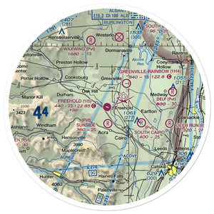 Freehold Airport (1I5) VFR Sectional Sticker (30 mile)