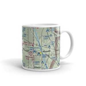 Lindsay Municipal Airport (1K2) VFR Sectional  Mug