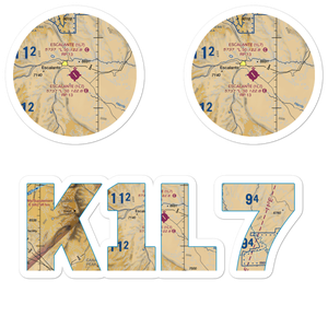 Escalante Municipal Airport (1L7) VFR Sectional Sticker Pack