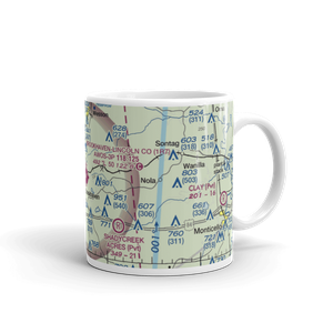 Brookhaven-Lincoln County Airport (1R7) VFR Sectional  Mug