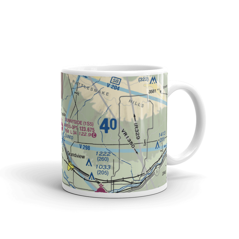 Sunnyside Municipal Airport (1S5) VFR Sectional  Mug 