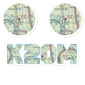 Macon Municipal Airport (20M) VFR Sectional Sticker Pack