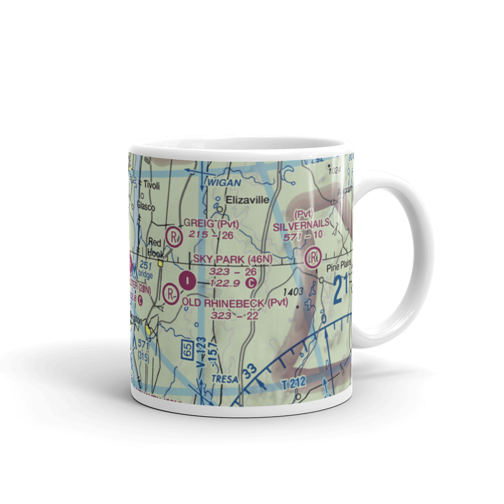 Kingston-Ulster Airport (20N) VFR Sectional  Mug 
