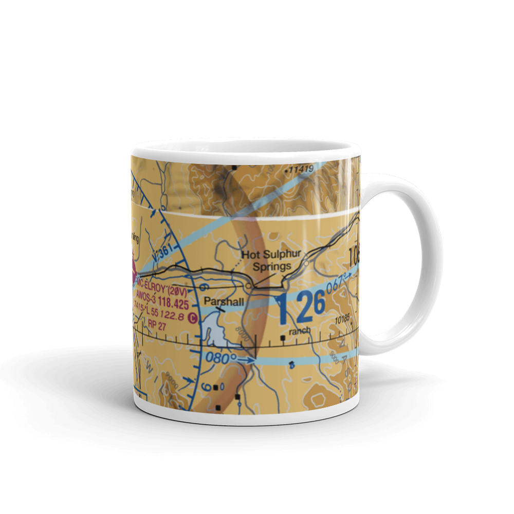 Mc Elroy Airfield (20V) VFR Sectional  Mug 