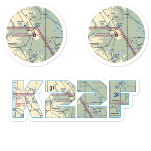 Kent County Airport (22F) VFR Sectional Sticker Pack