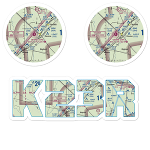 Devine Municipal Airport (23R) VFR Sectional Sticker Pack