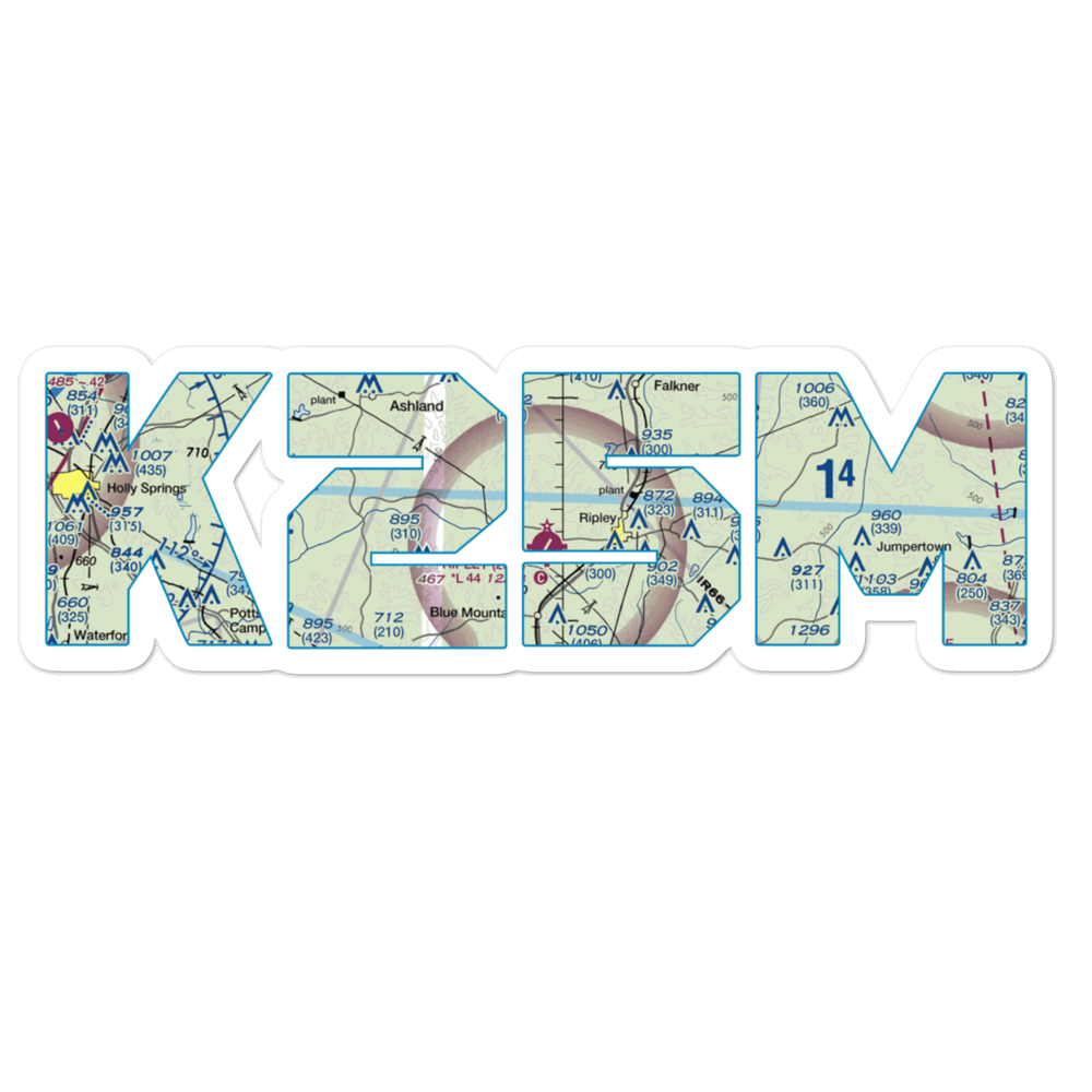 Ripley Airport (25M) VFR Sectional Sticker 
