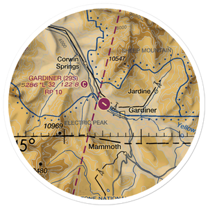 Gardiner Airport (29S) VFR Sectional Sticker (20 mile)