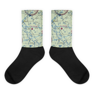 Holly Grove Municipal Airport (2A6) VFR Sectional Socks