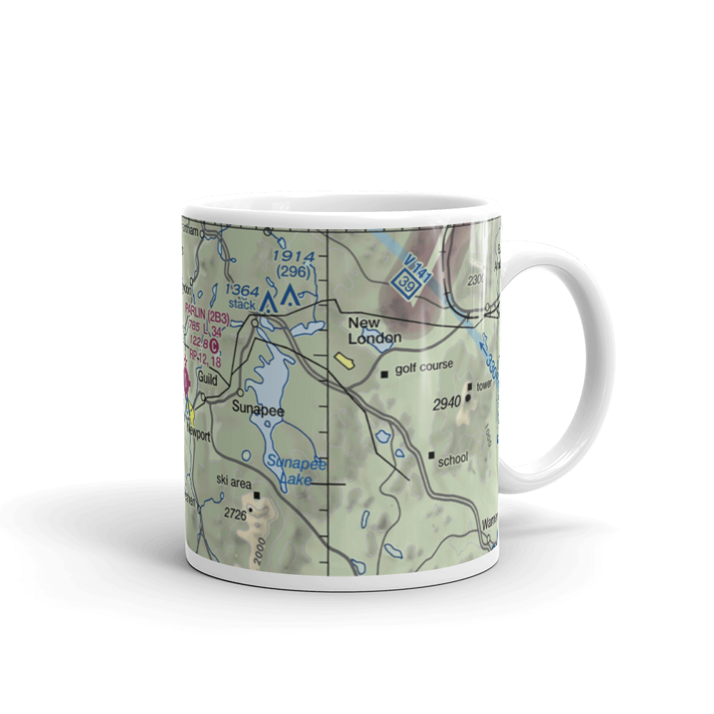 Parlin Field (2B3) VFR Sectional  Mug 