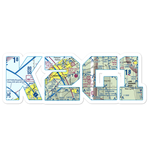 Concord Airpark (2G1) VFR Sectional Sticker
