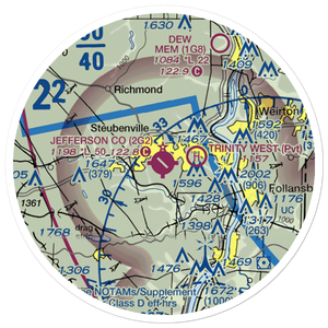 Jefferson County Airpark (2G2) VFR Sectional Sticker (20 mile)