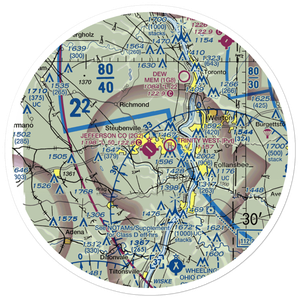 Jefferson County Airpark (2G2) VFR Sectional Sticker (30 mile)