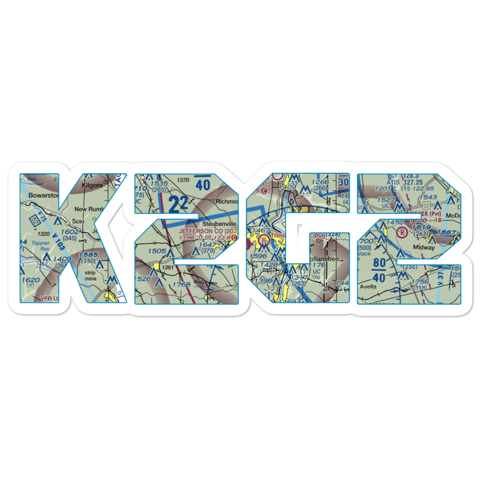 Jefferson County Airpark (2G2) VFR Sectional Sticker 