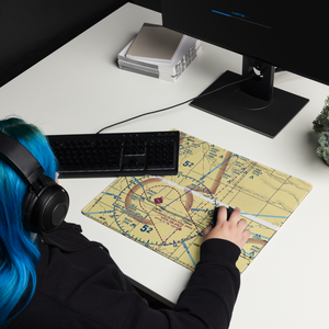 Gebauer Airport (5V6) VFR Sectional  Gaming Mouse Pad