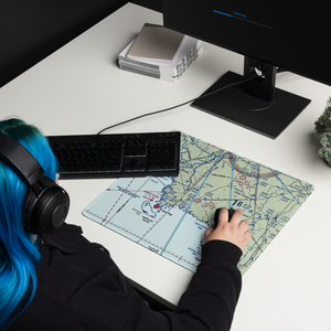 The Cedars Airfield (FA71) VFR Sectional  Gaming Mouse Pad