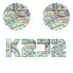 Liberty County Airport (2J2) VFR Sectional Sticker Pack