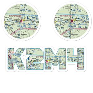G. V. Montgomery Airport (2M4) VFR Sectional Sticker Pack