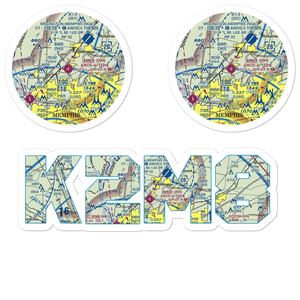 Charles W. Baker Airport (2M8) VFR Sectional Sticker Pack