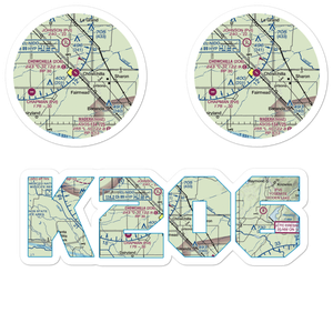 Chowchilla Airport (2O6) VFR Sectional Sticker Pack