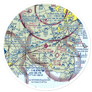 St Elmo Airport (2R5) VFR Sectional Sticker (30 mile)