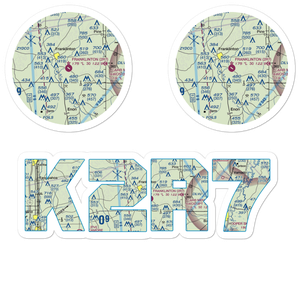 Franklinton Airport (2R7) VFR Sectional Sticker Pack