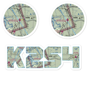 Warden Airport (2S4) VFR Sectional Sticker Pack