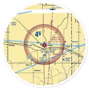 Wray Municipal Airport (2V5) VFR Sectional Sticker (30 mile)