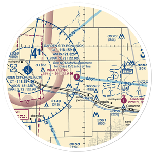 Ingalls Municipal Airport (30K) VFR Sectional Sticker (30 mile)