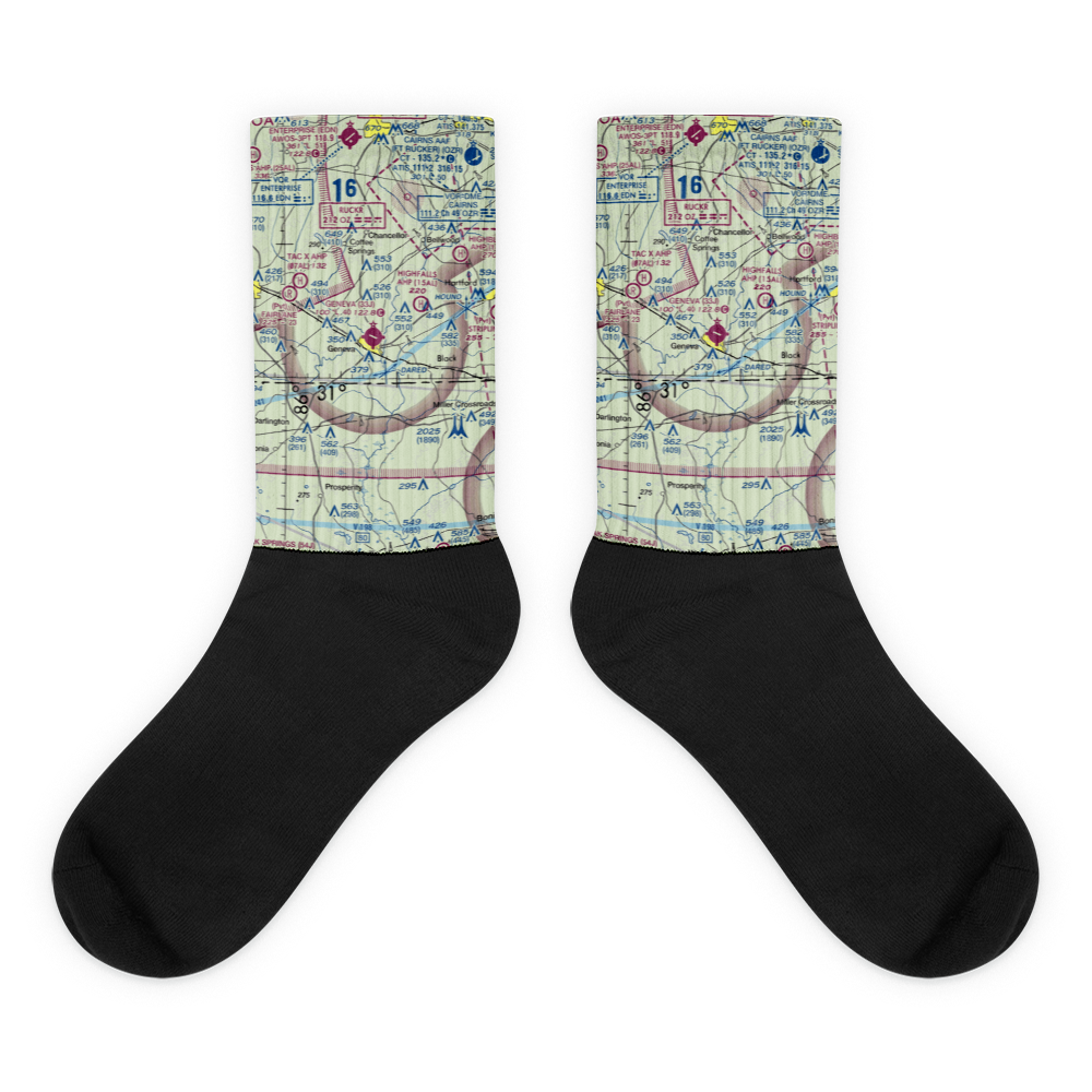 Geneva Municipal Airport (33J) VFR Sectional Socks 