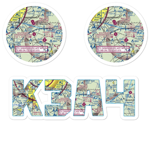 Southeast Greensboro Airport (3A4) VFR Sectional Sticker Pack