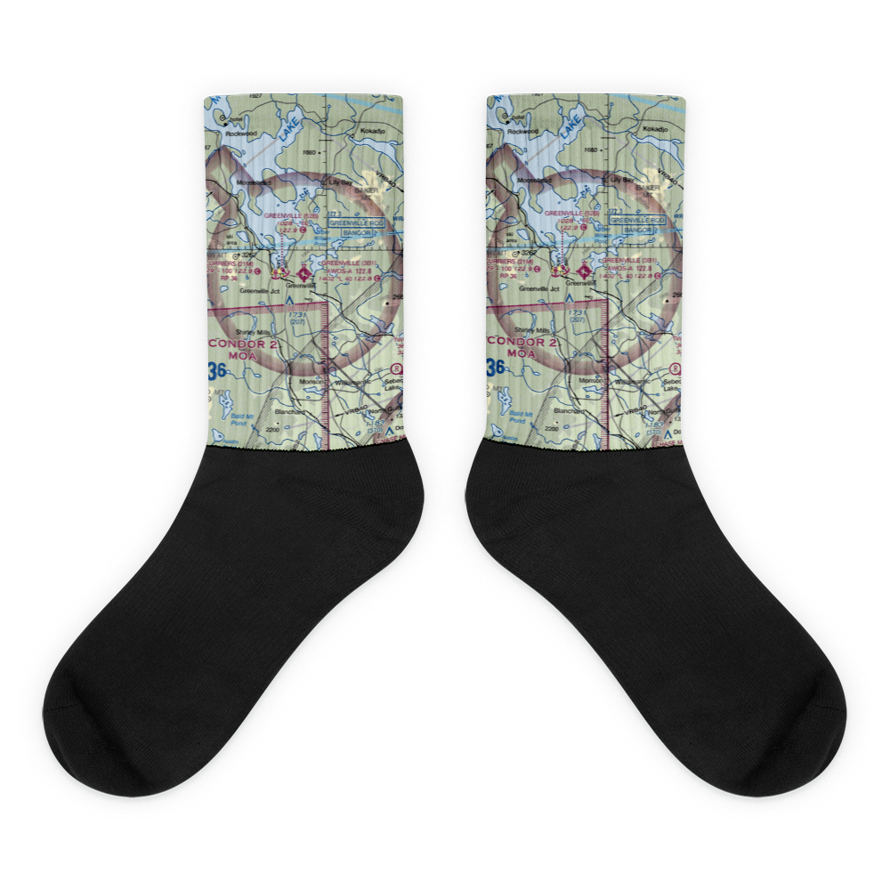 Greenville Municipal Airport (3B1) VFR Sectional Socks 