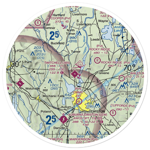 Twitchell Airport (3B5) VFR Sectional Sticker (30 mile)