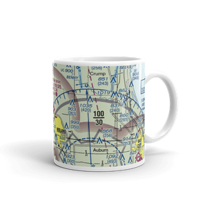 Jack Barstow Airport (IKW) VFR Sectional  Mug