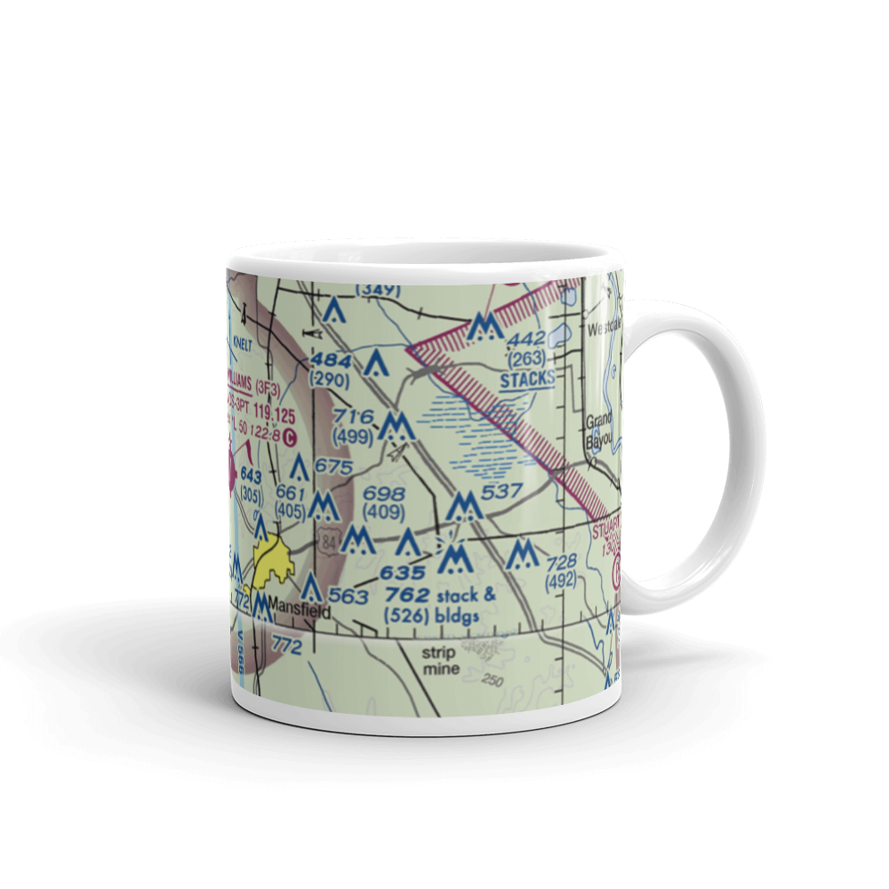 C E 'Rusty' Williams Airport (3F3) VFR Sectional  Mug 