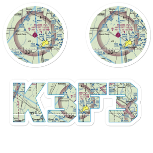 C E 'Rusty' Williams Airport (3F3) VFR Sectional Sticker Pack
