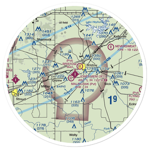 Jones Memorial Airport (3F7) VFR Sectional Sticker (30 mile)