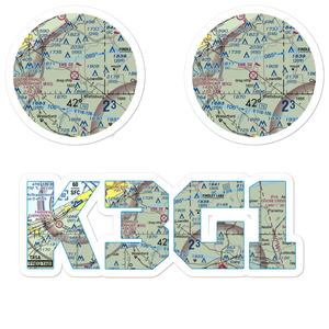 Erie County Airport (3G1) VFR Sectional Sticker Pack