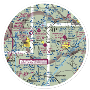 Tri City Airport (3G6) VFR Sectional Sticker (30 mile)