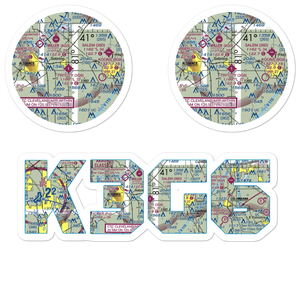Tri City Airport (3G6) VFR Sectional Sticker Pack