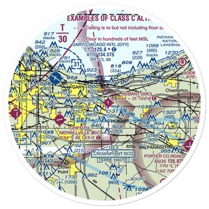 Hobart Sky Ranch Airport (3HO) VFR Sectional Sticker (30 mile)