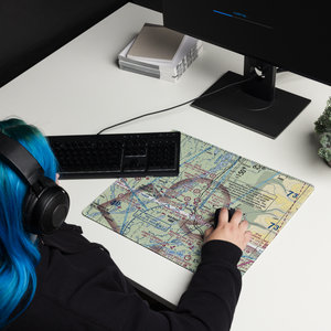 Willow Airport (UUO) VFR Sectional  Gaming Mouse Pad