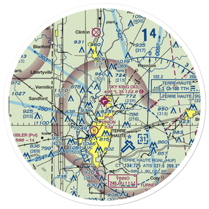 Sky King Airport (3I3) VFR Sectional Sticker (30 mile)