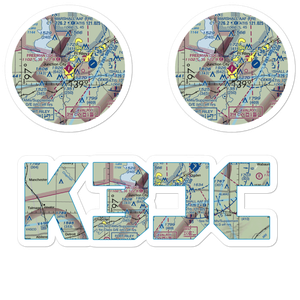 Freeman Field (3JC) VFR Sectional Sticker Pack